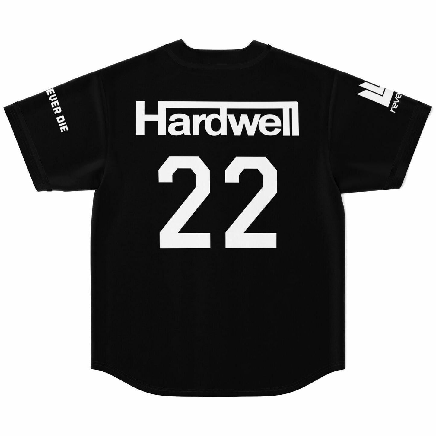 Hardwell Black Photographic Image Rave Baseball Jersey