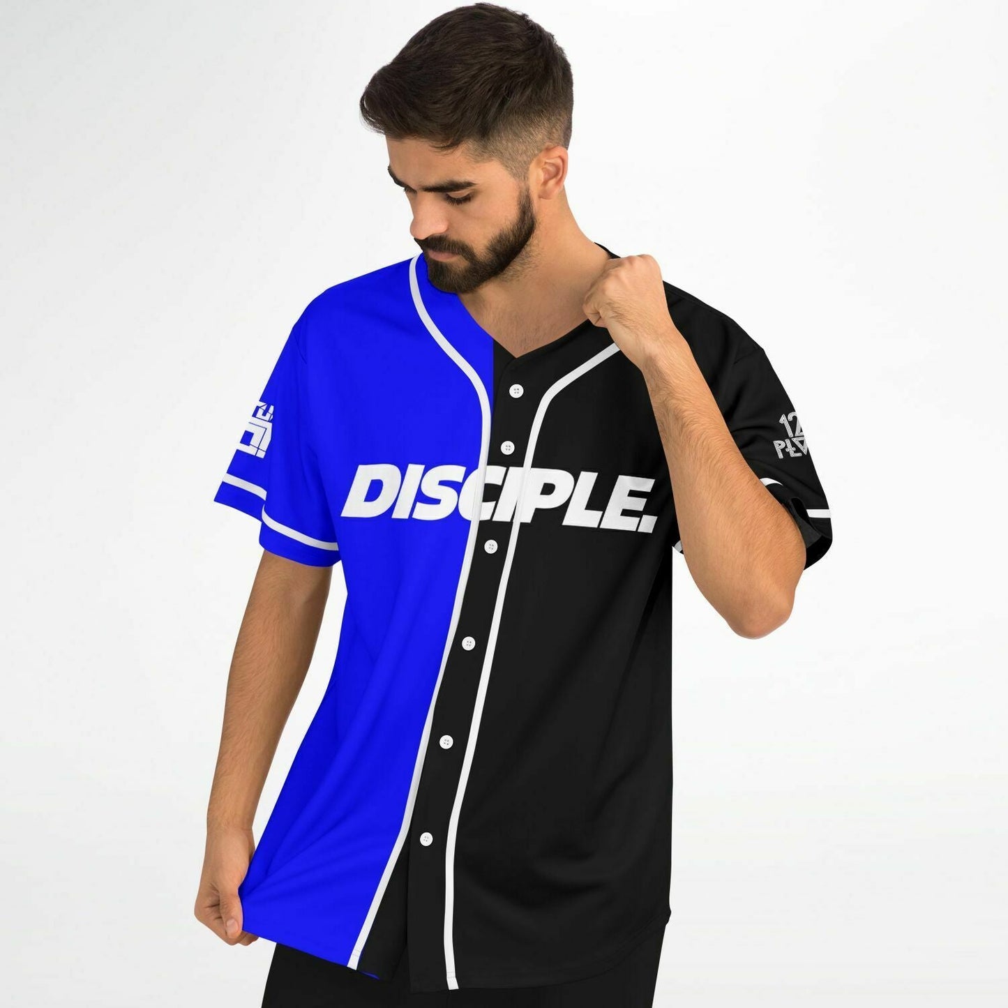 Disciple Royal Blue Half Rave Baseball Jersey