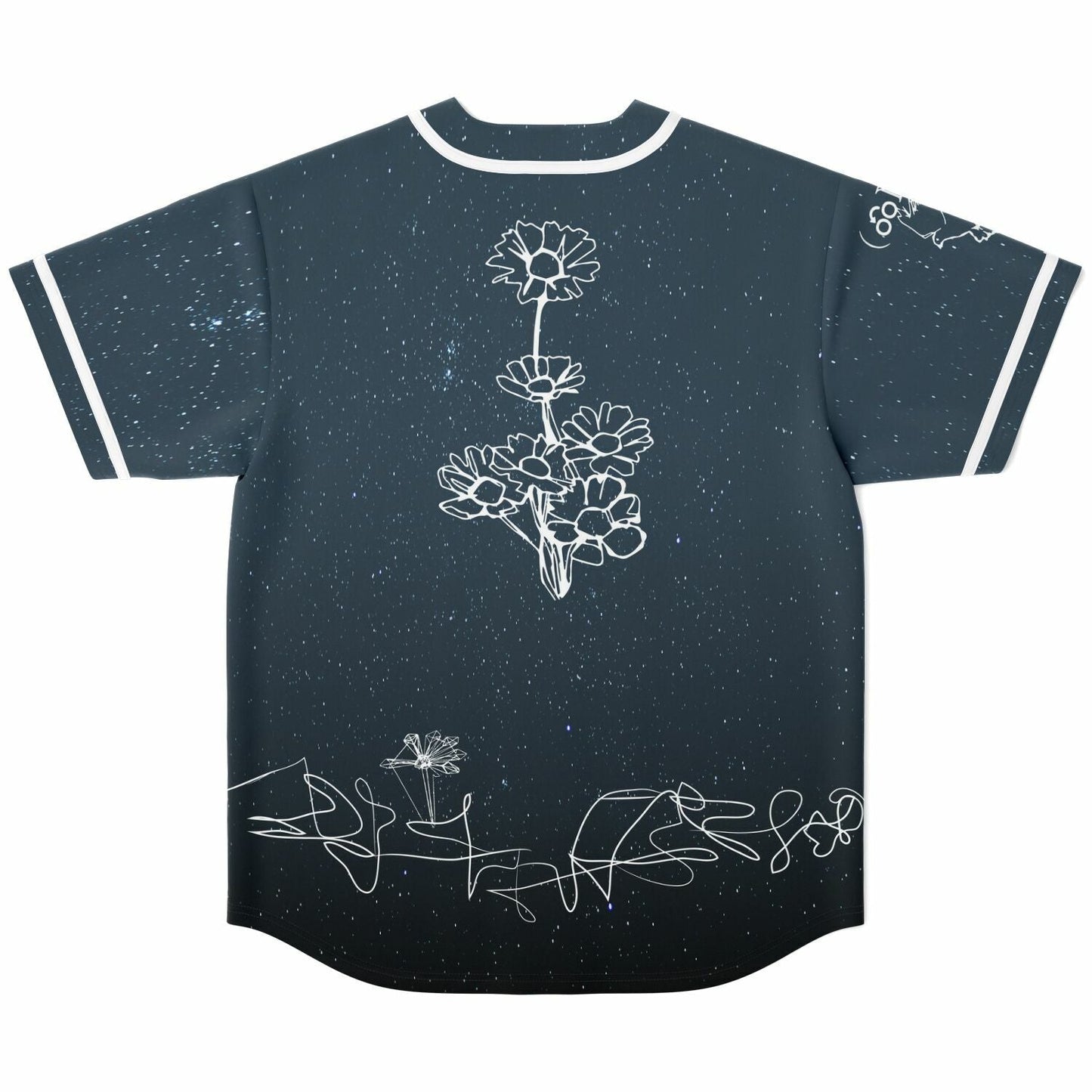 Porter Robinson Dark Navy Starfield Rave Baseball Jersey