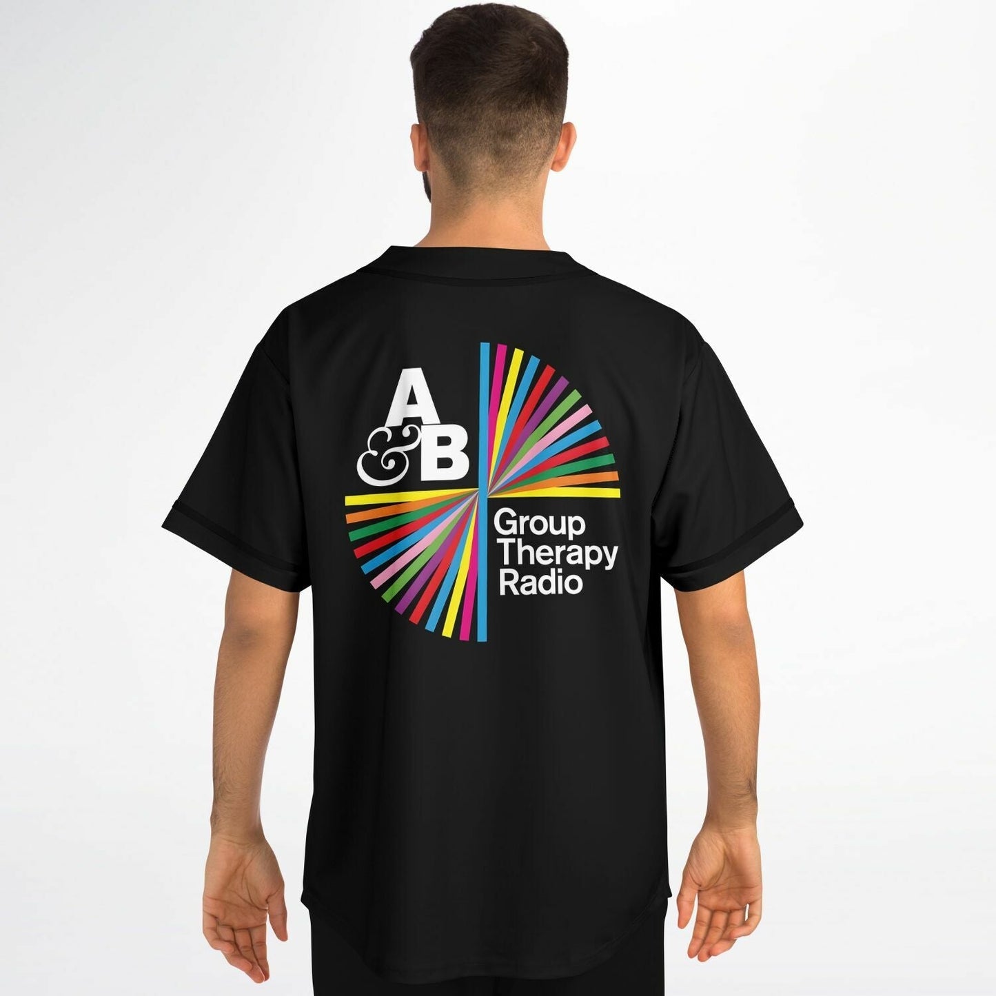 Above & Beyond Black Chest ‘A&B’ Rave Baseball Jersey