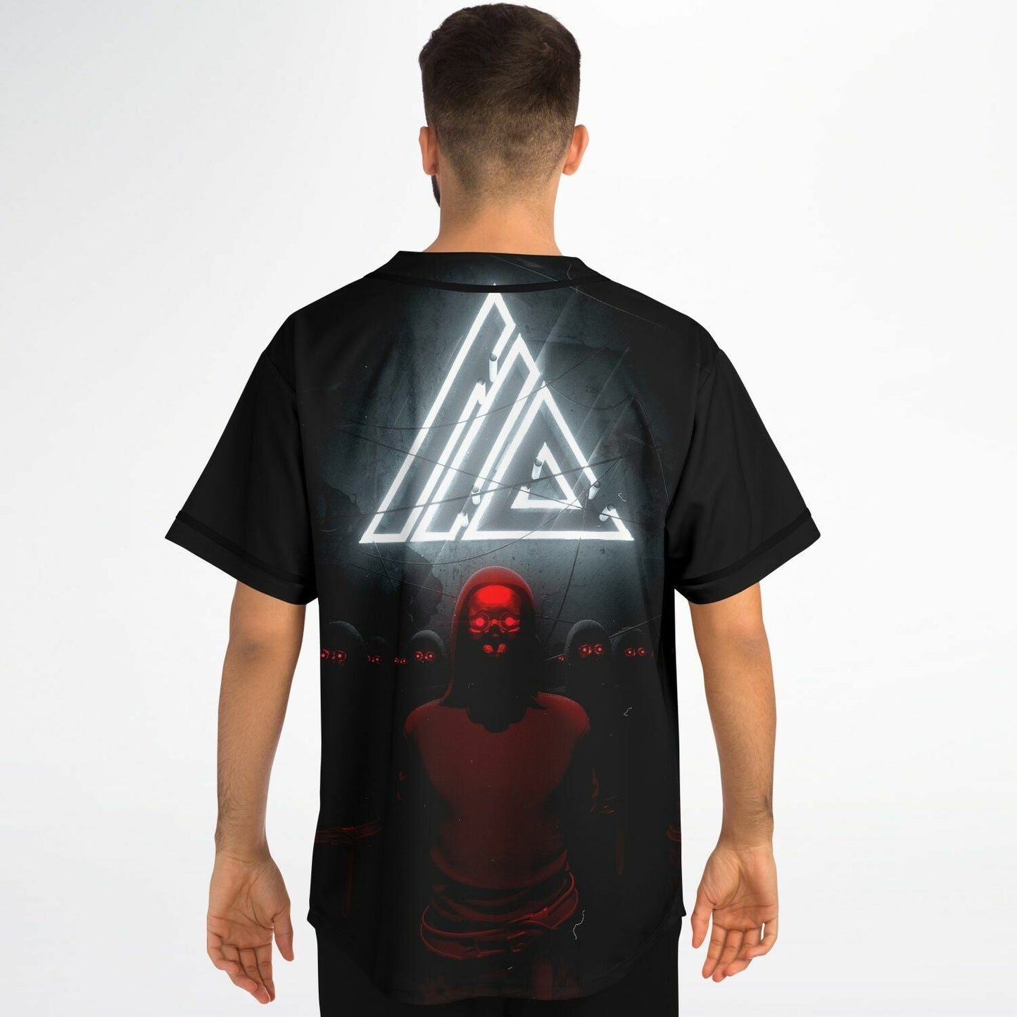 ATLiENS Black Bold Wordmark Rave Baseball Jersey