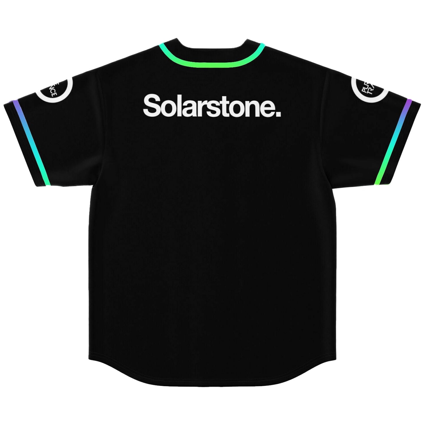 Solarstone Black Mostly Jersey Rave Baseball Jersey
