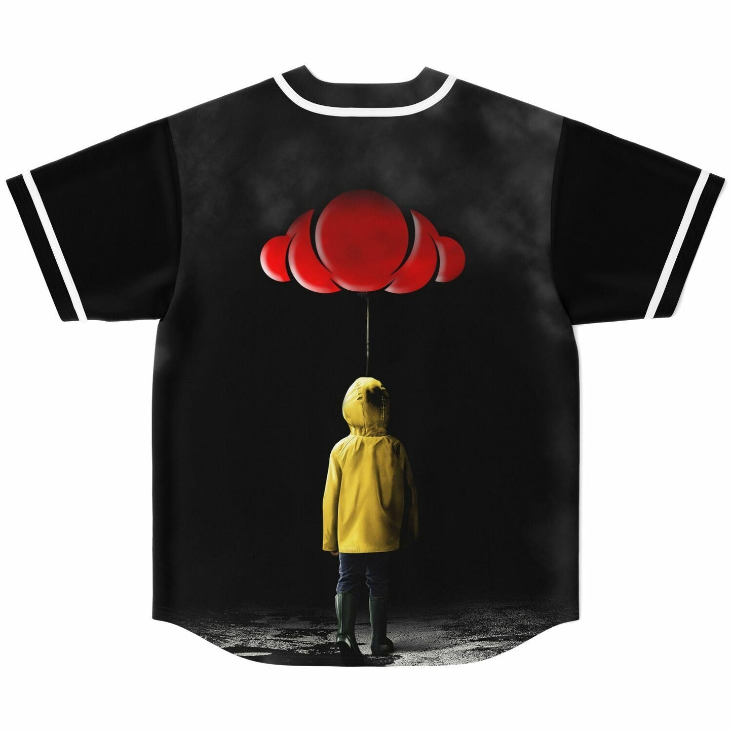 Said The Sky Black Body Text Wordmark Rave Baseball Jersey