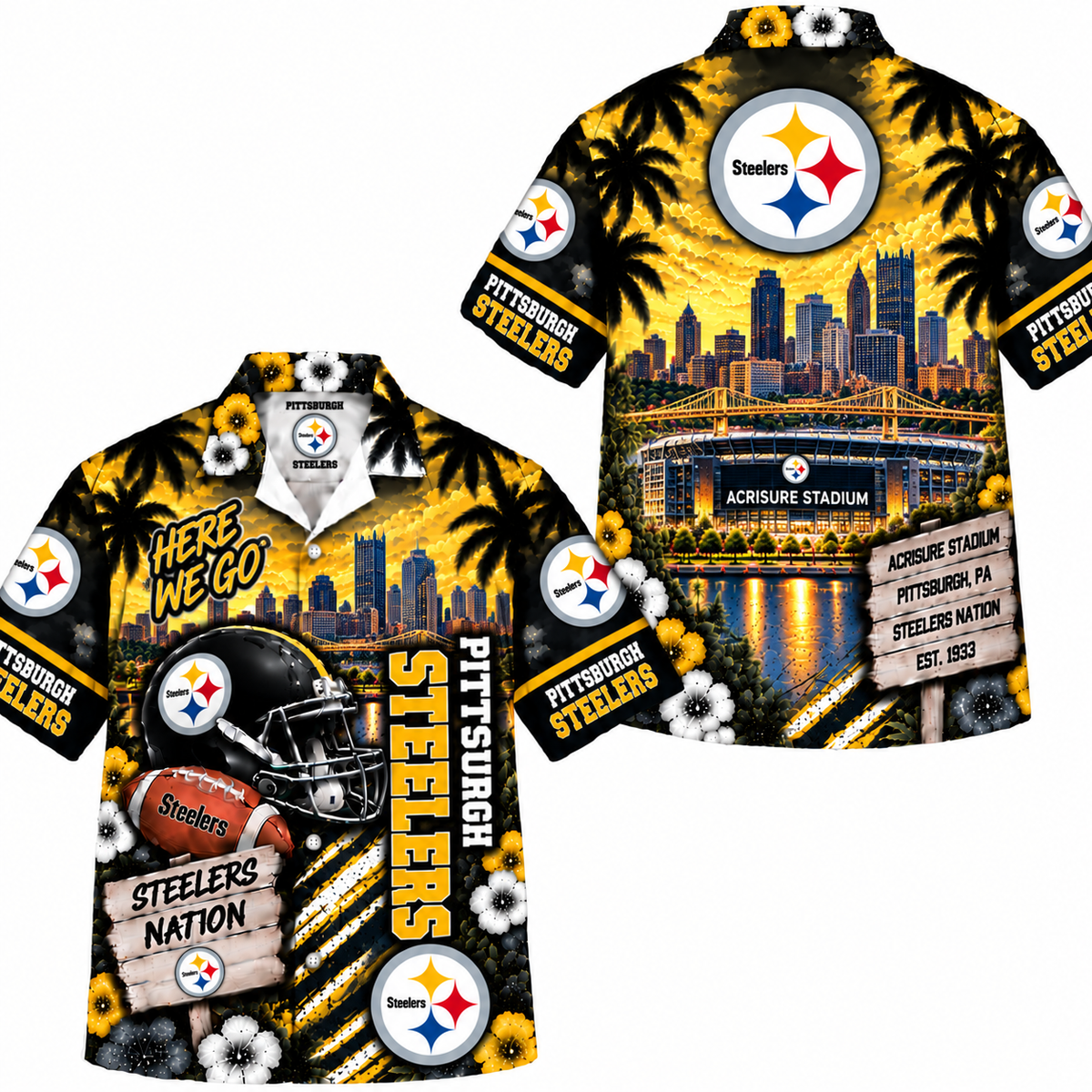 Pittsburgh Steelers Hawaiian Shirt