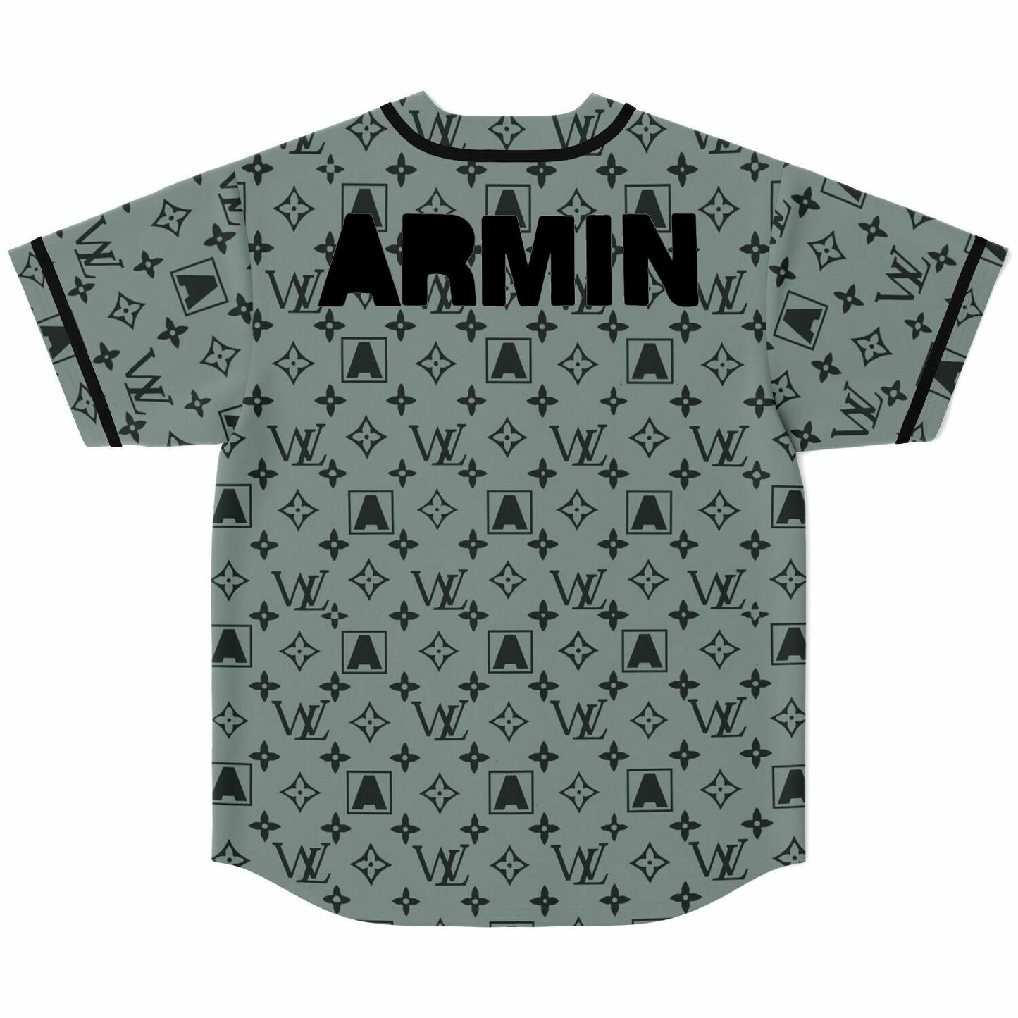 Sage Gray Louis Vuitton Rave Baseball Jersey