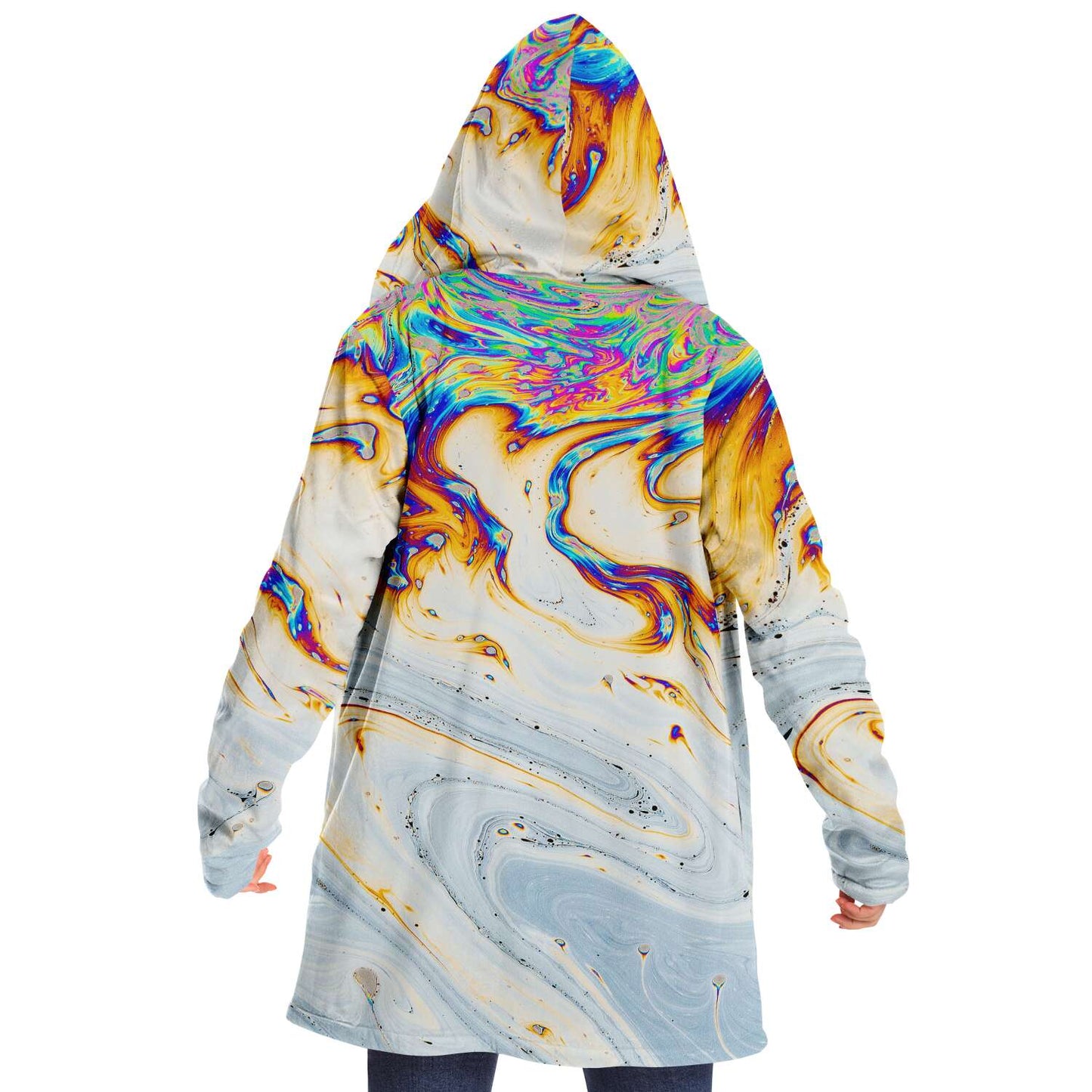 Cream Iridescent Soap Rave Cloak