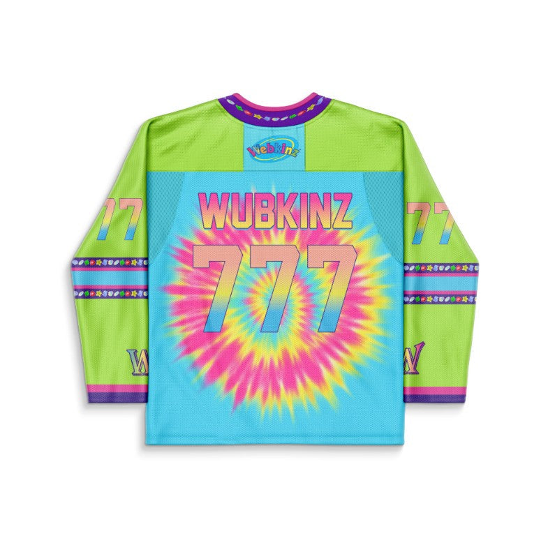 Neon Green Scooby Doo Rave Hockey Jersey