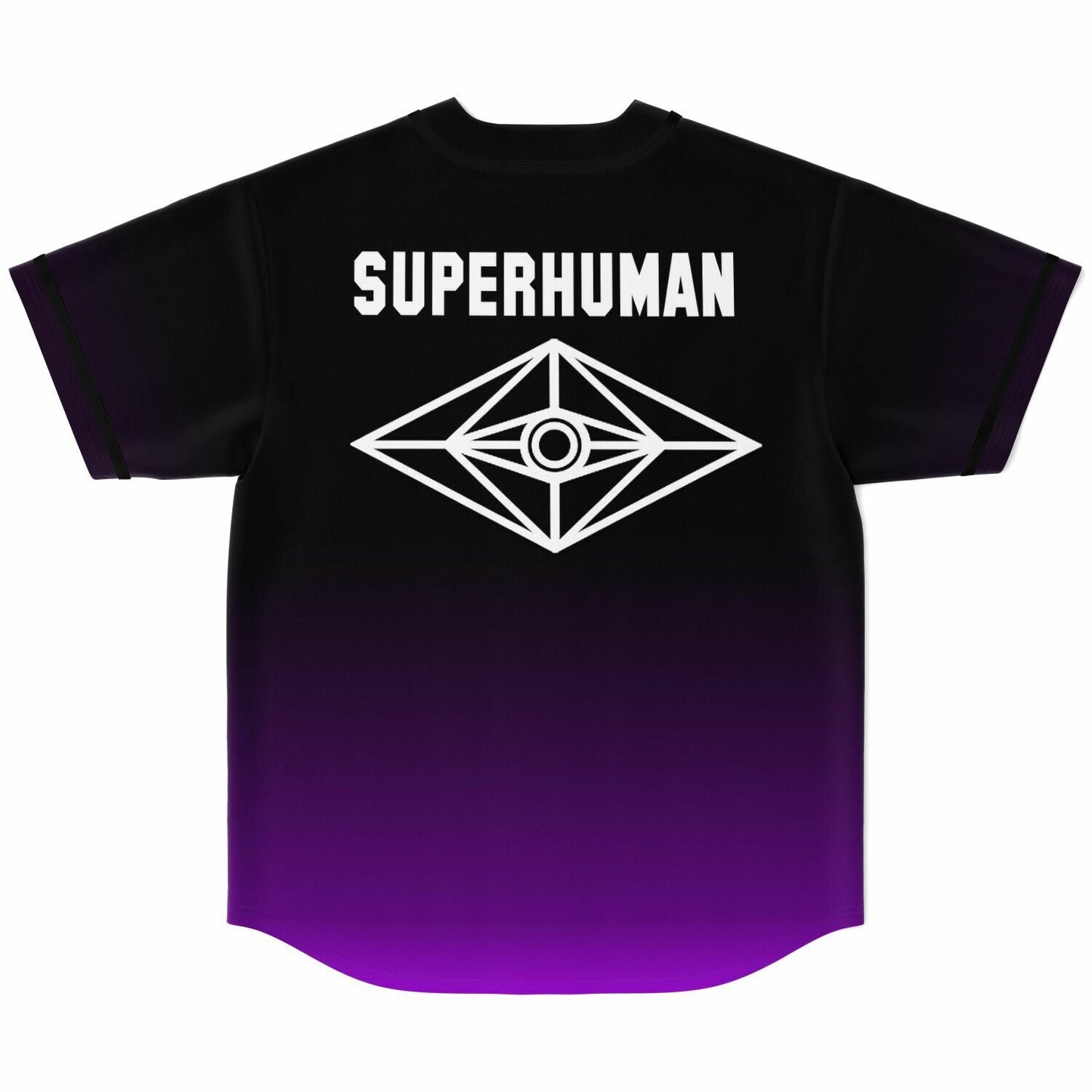 Slander Black Purple White ‘Slander’ Rave Baseball Jersey