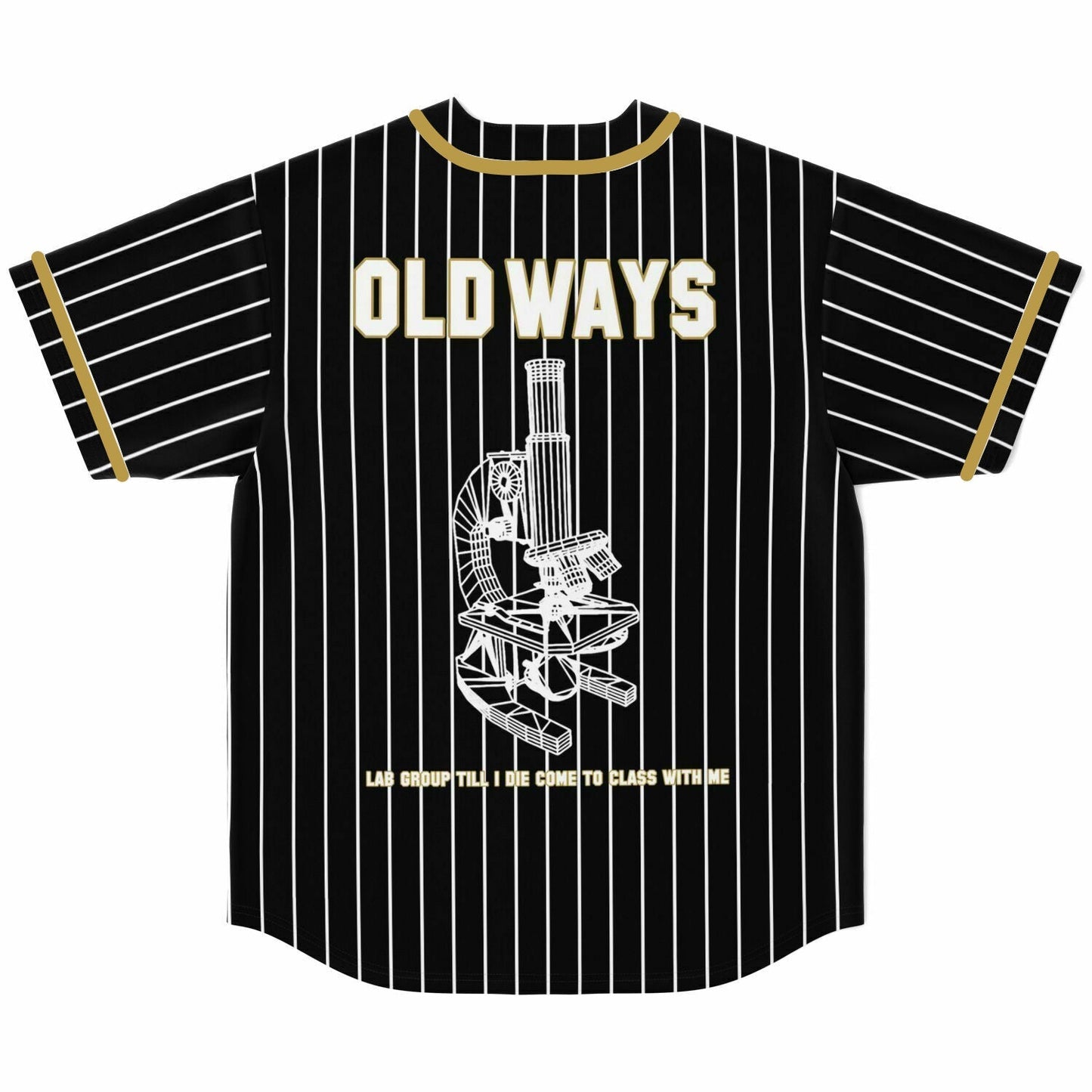 Black Pinstripe Baseball Rave Baseball Jersey