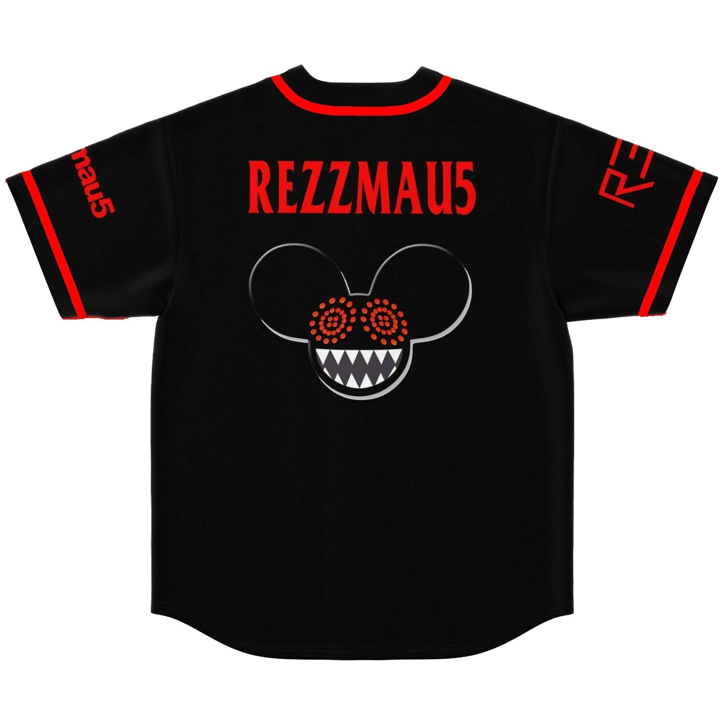 deadmau5 Black Mouse Head Rave Baseball Jersey