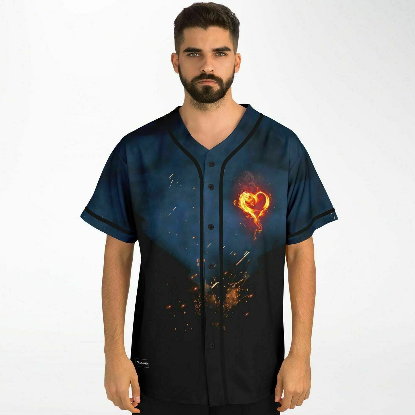 Gryffin Dark Navy Rave Baseball Jersey