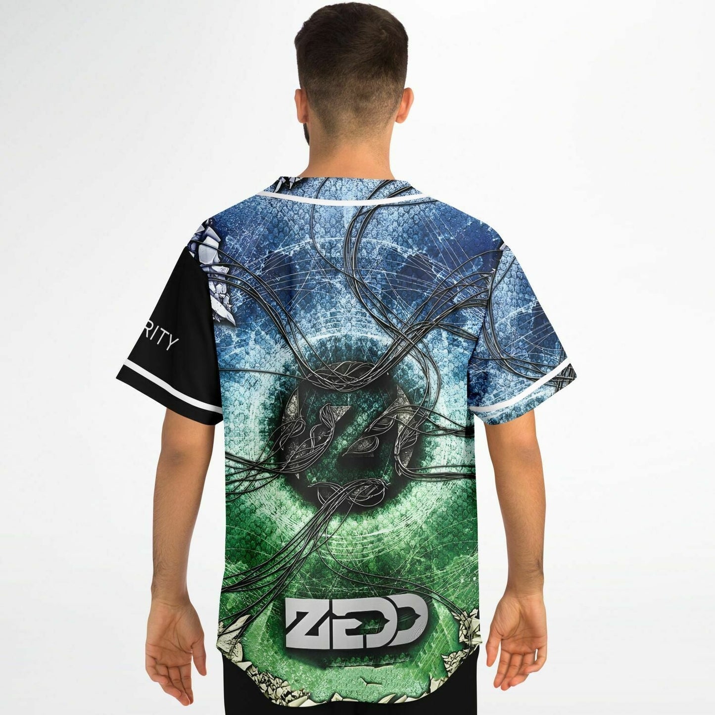 Zedd Split ‘Clarity’ Shattered Rave Baseball Jersey
