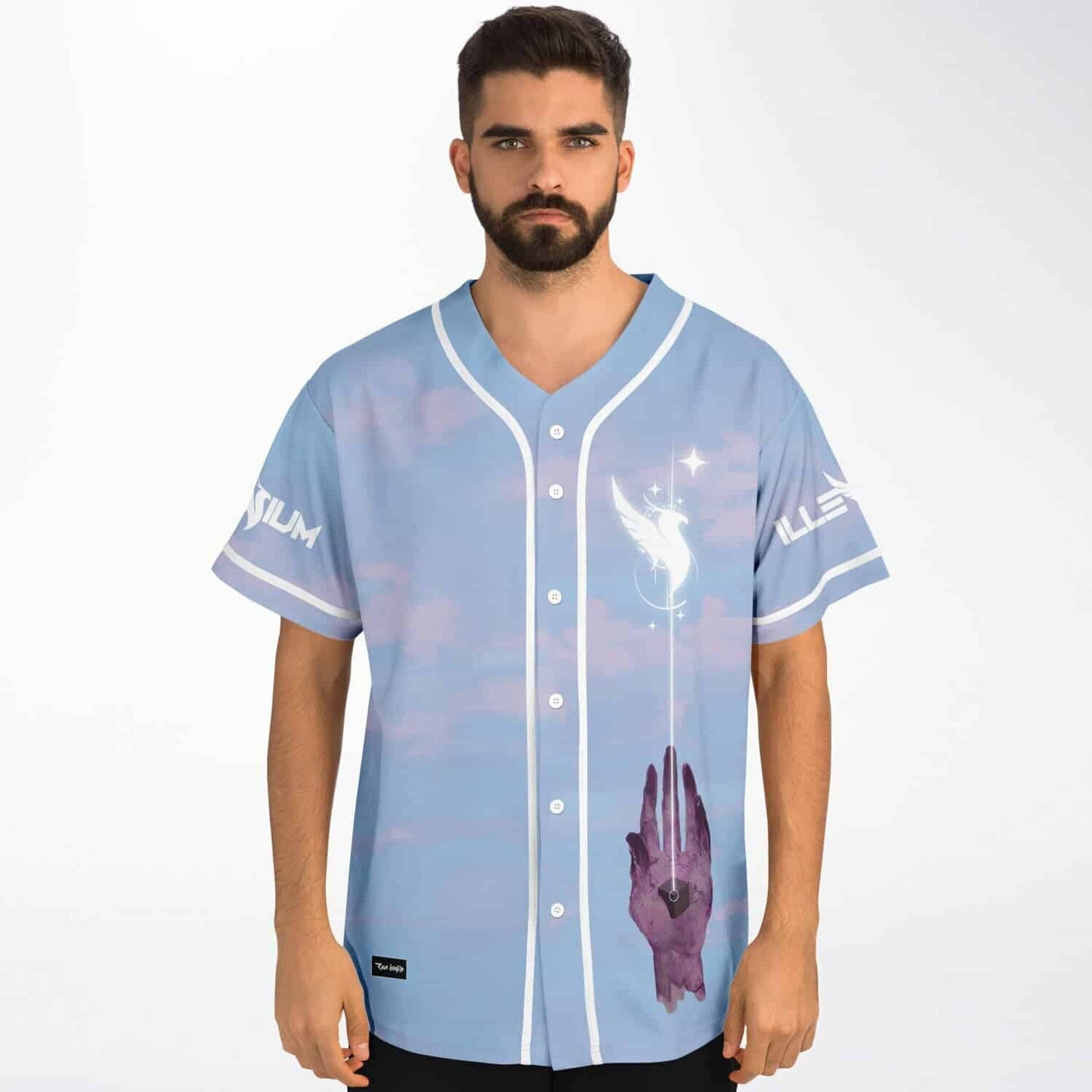 Porter Robinson Pastel Light Cloudy Sky Rave Baseball Jersey
