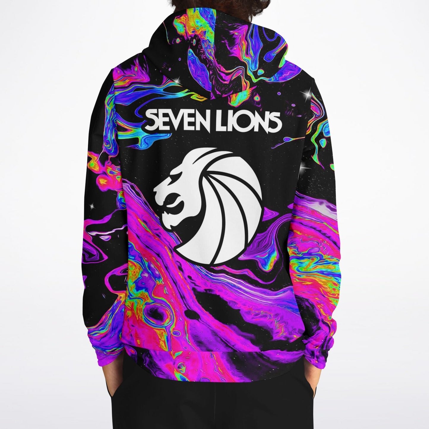 Seven Lions Oil Slick Galaxy Rave Hoodie