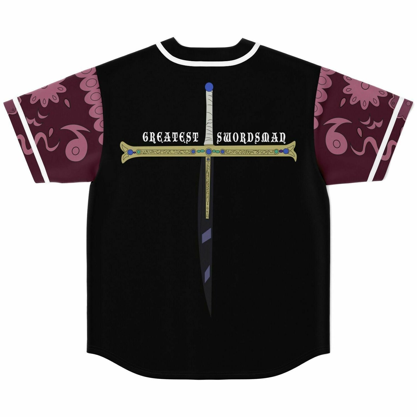 Black Body One Piece Rave Baseball Jersey
