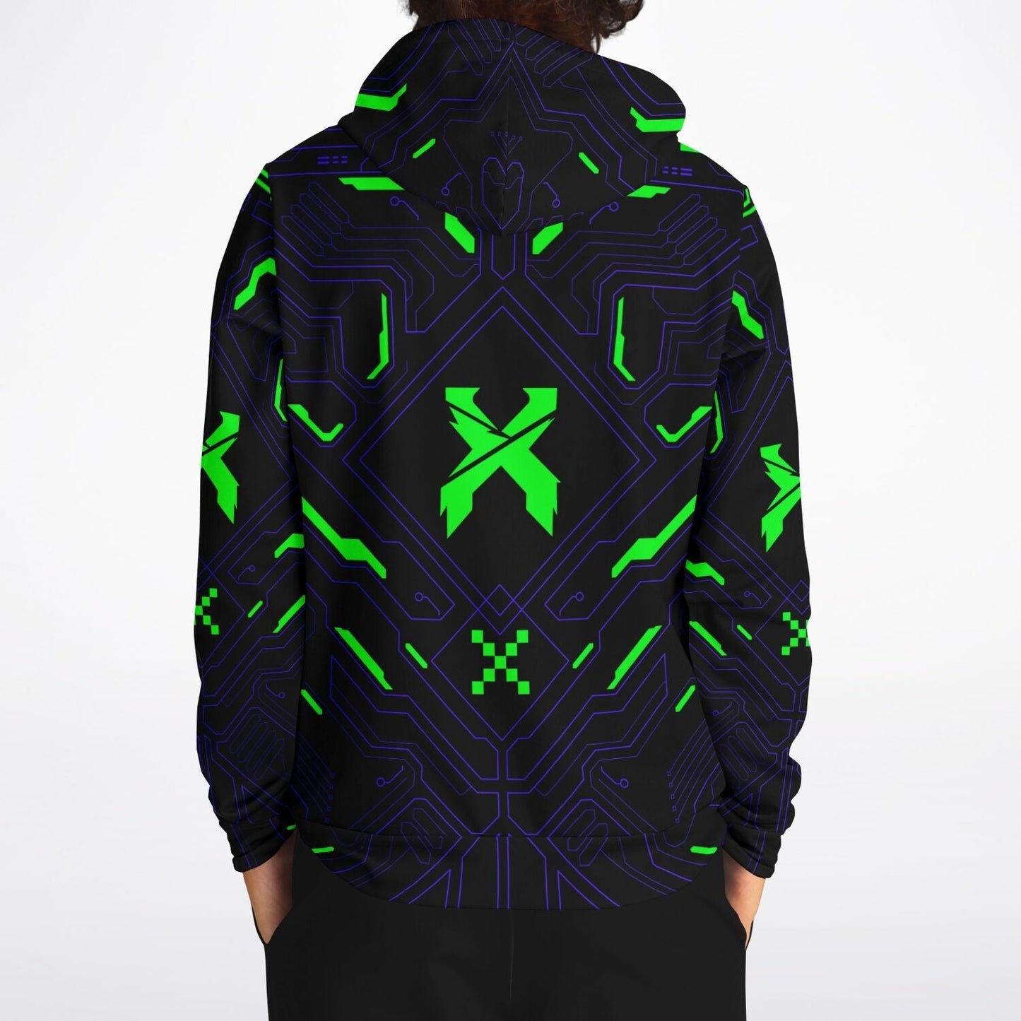 Excision Cyberpunk Circuit Rave Hoodie