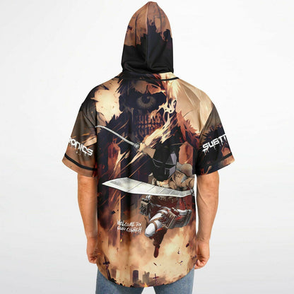 Black Tiger Sex Machine Brown Rave Hooded Baseball Jersey