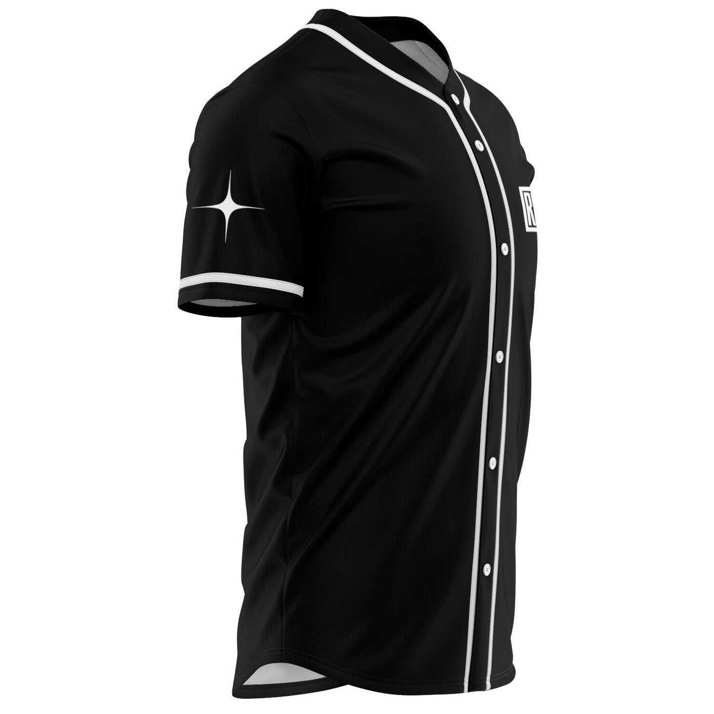 RL Grime Black Boxed Wordmark Rave Baseball Jersey
