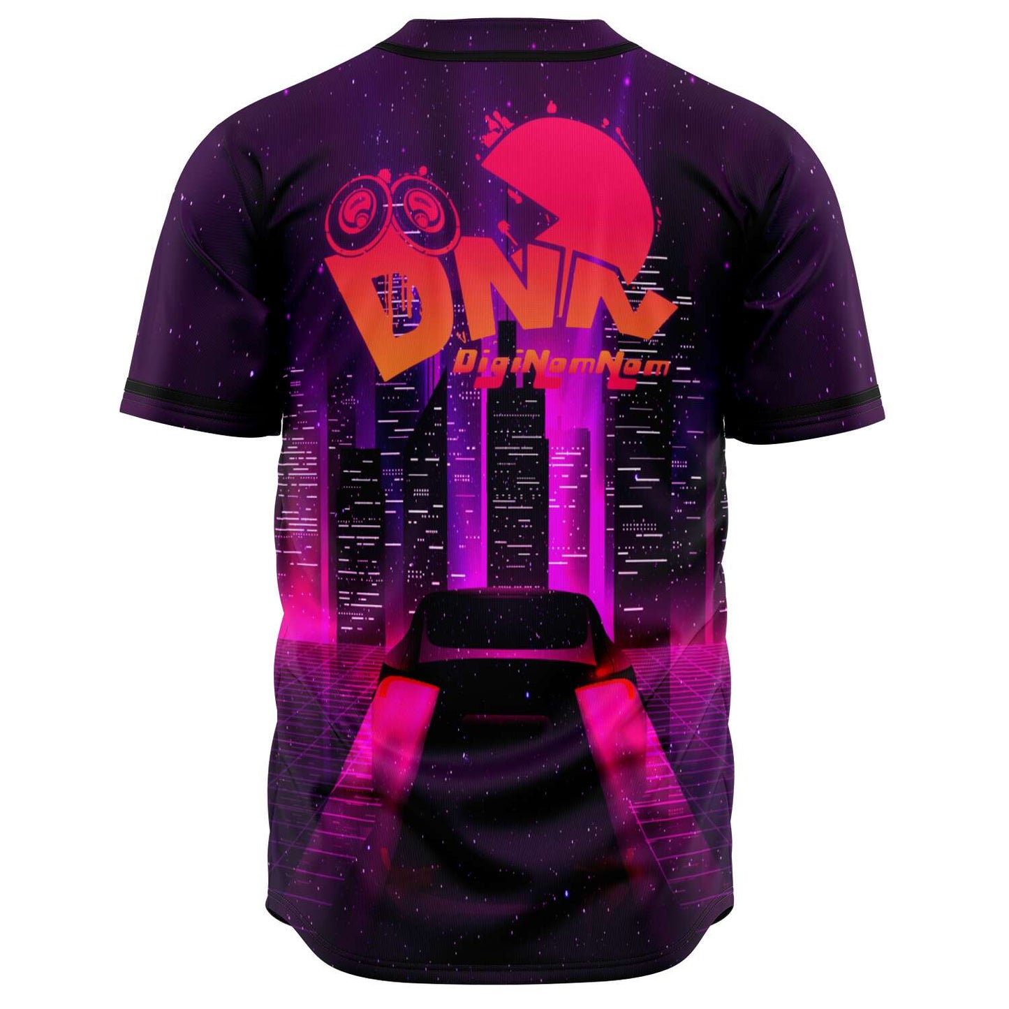 DigiNamNam Deep Purple Starry Galaxy Rave Baseball Jersey
