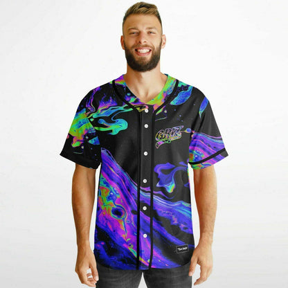 GRiZ Tie-Dye Galaxy Reversible Baseball Jersey