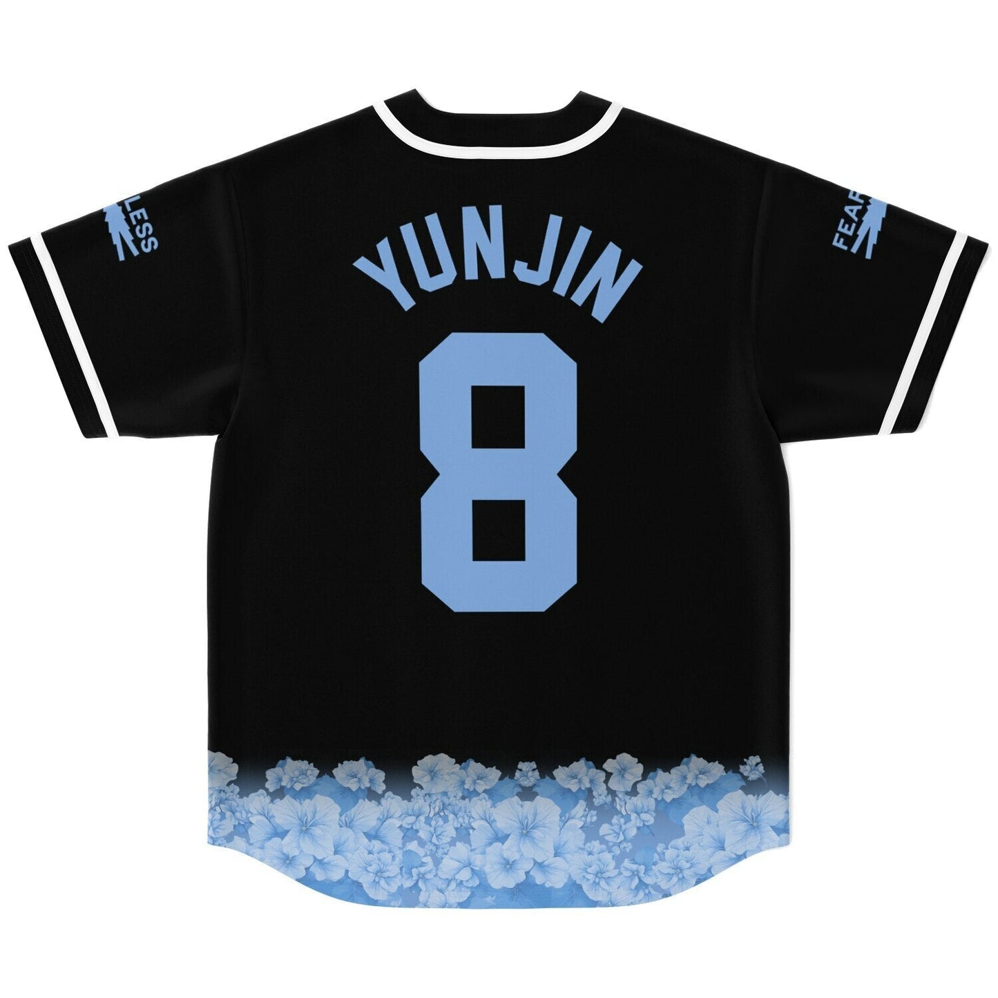 Black ‘Fearless’ Lightning Rave Baseball Jersey