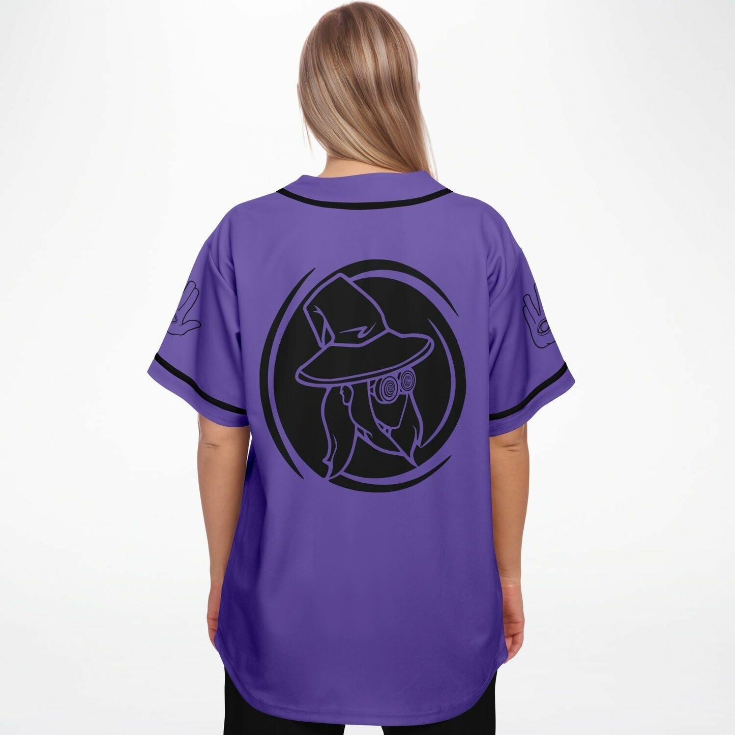Rezz Purple Wordmark Rave Baseball Jersey
