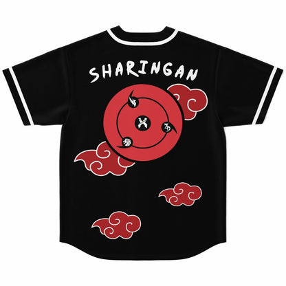 Black Naruto Akatsuki Rave Baseball Jersey