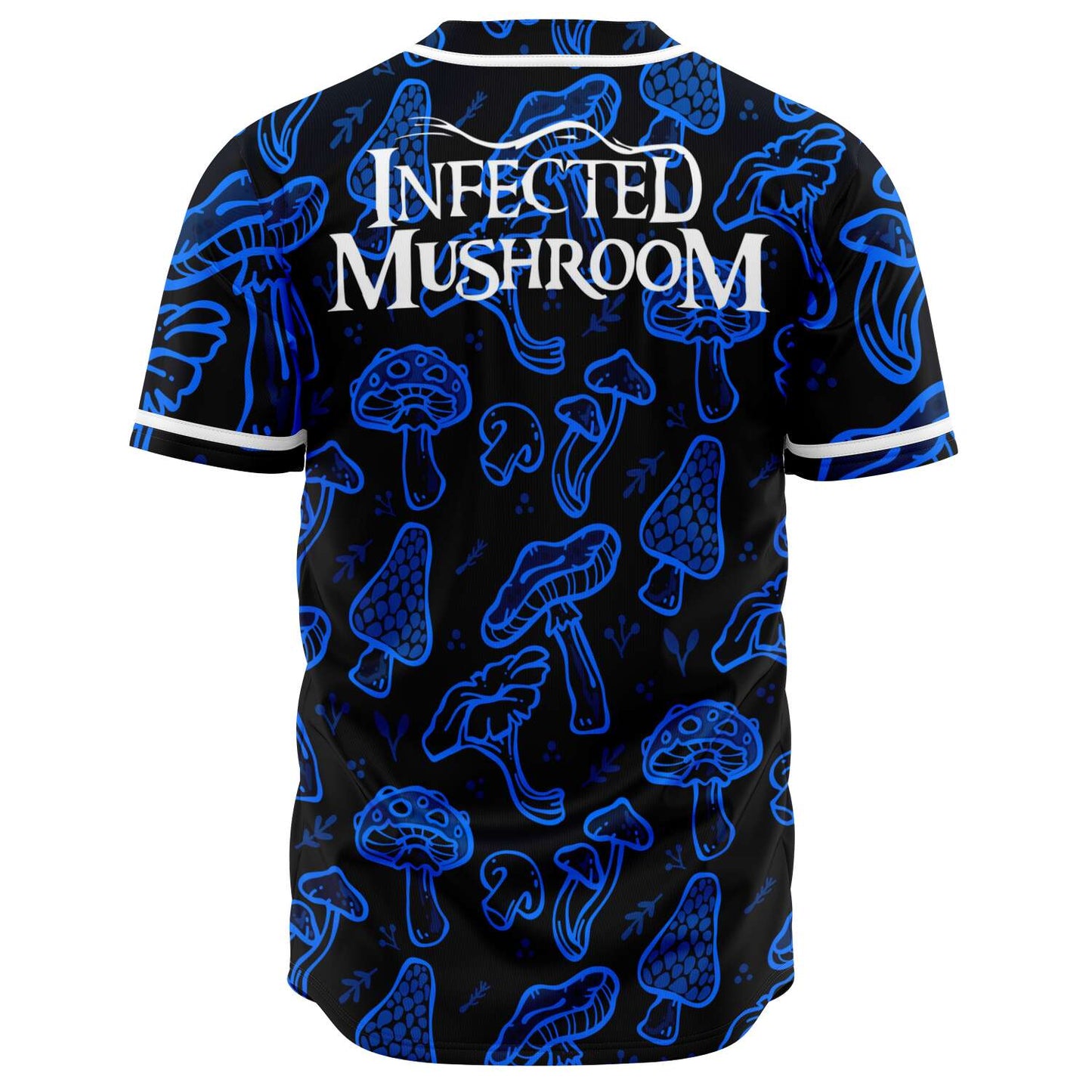 Infected Mushroom Black Psychedelic Mushrooms Rave Baseball Jersey
