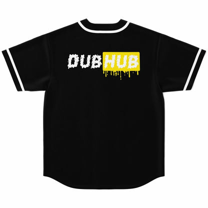 Black Dripping Box Rave Baseball Jersey