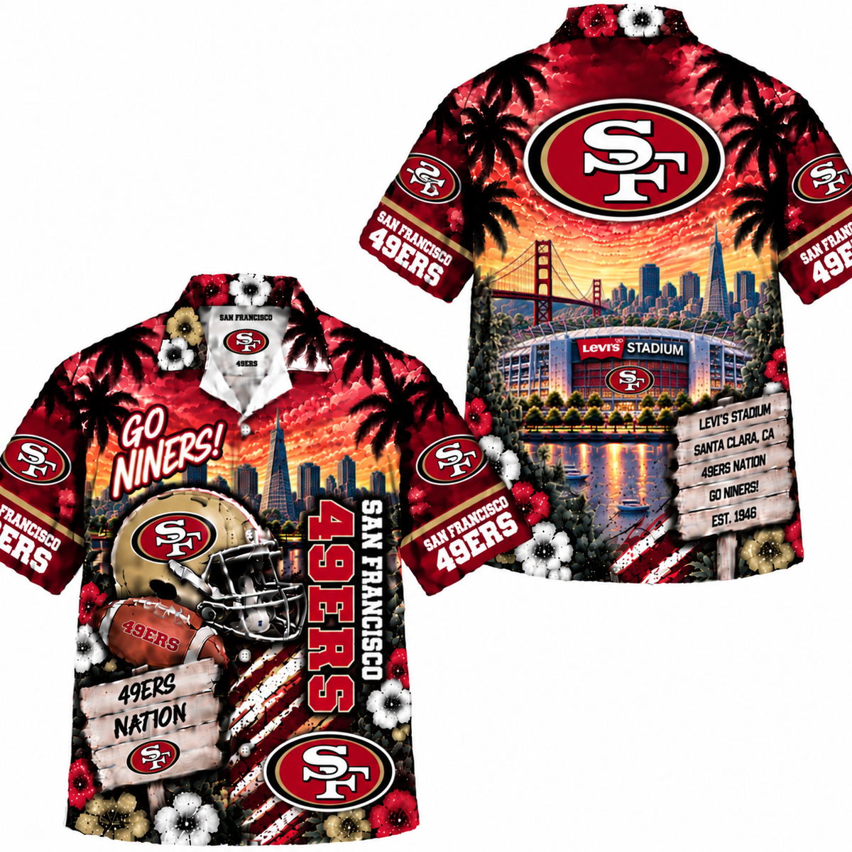 San Francisco 49ers Nation Hawaiian Shirt