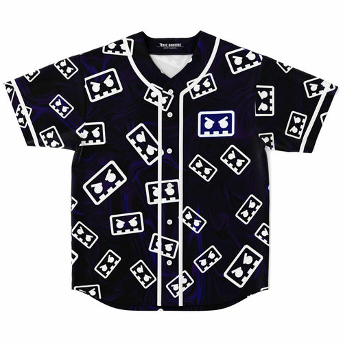 Barely Alive Black Deep Angry Robot Rave Baseball Jersey