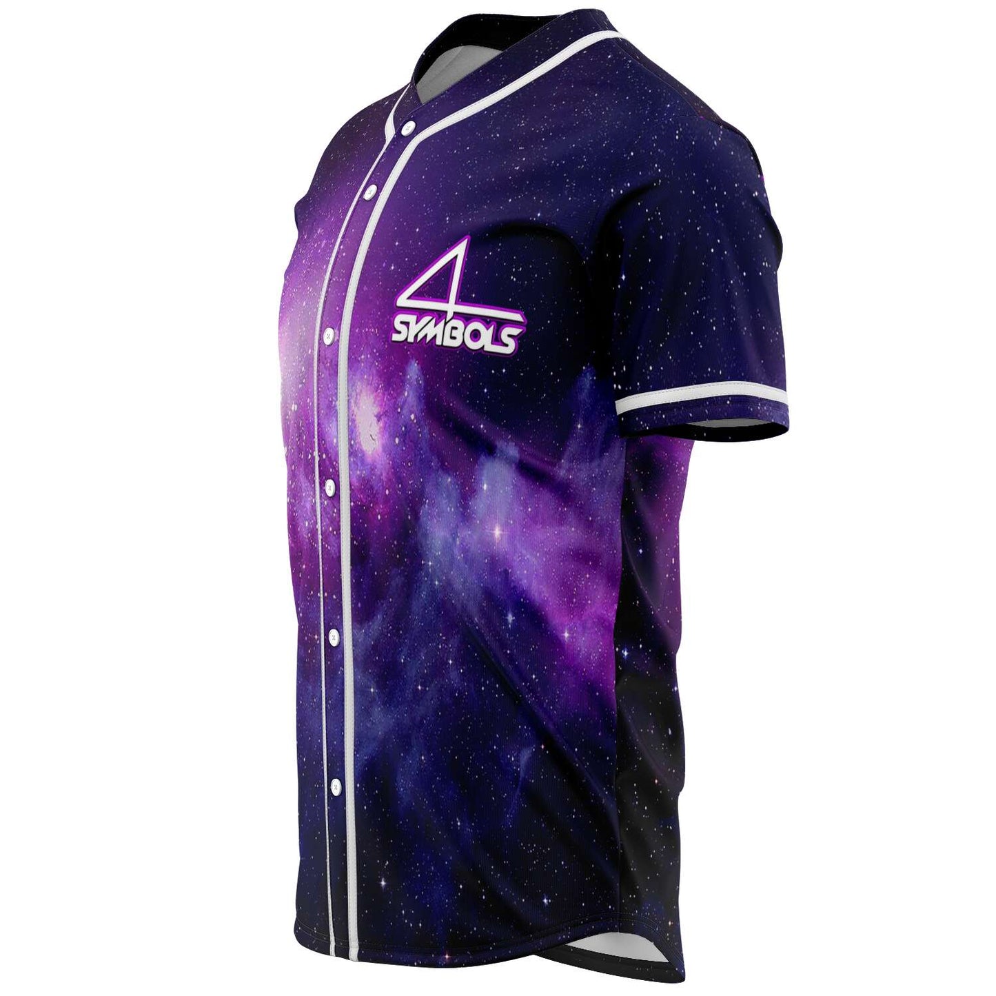 4 Symbols Deep Purple Outer Space Rave Baseball Jersey
