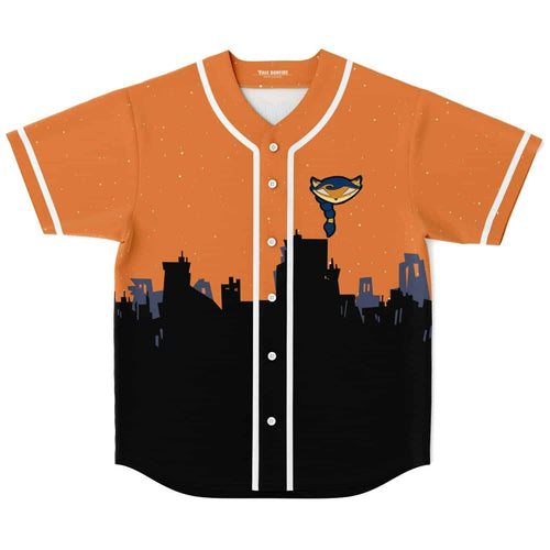Orange Night Starry Sky Rave Baseball Jersey