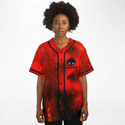 Modestep Deep Red Galaxy Rave Baseball Jersey