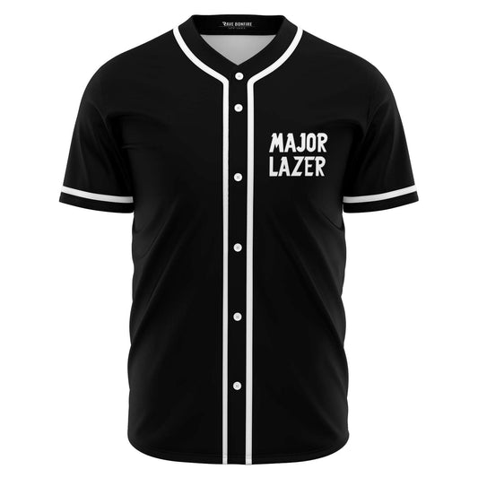 Major Lazer Black Cartoon Commando Rave Baseball Jersey