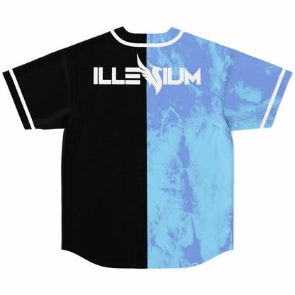 ILLENIUM Split Black Half Rave Baseball Jersey