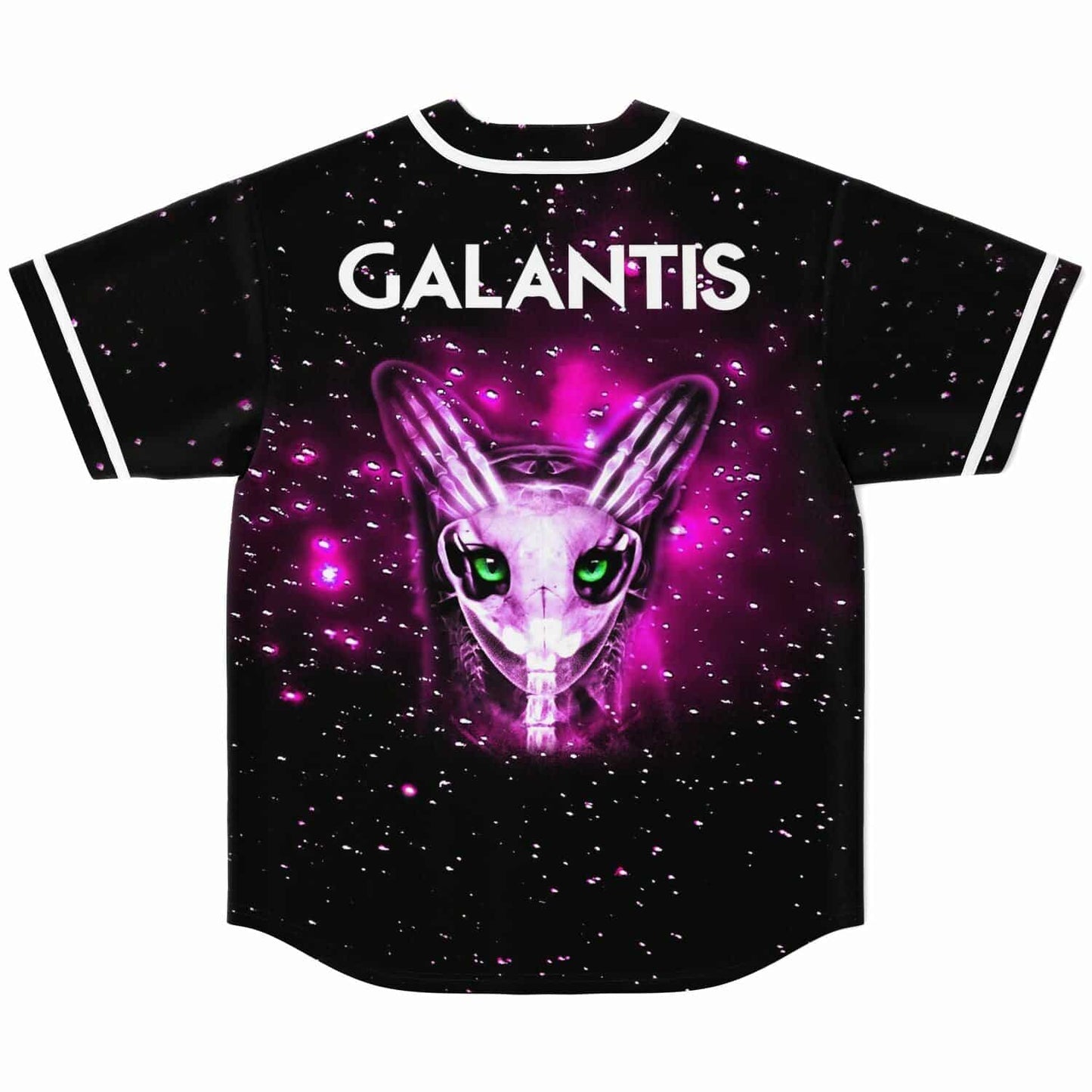 Galantis Black Outer Space Rave Baseball Jersey