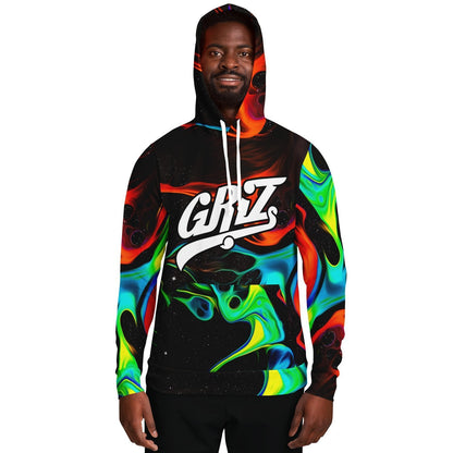GRiZ Script Liquid Paint Rave Hoodie