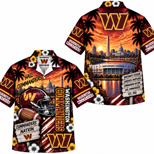 Washington Commanders Hawaiian Shirt