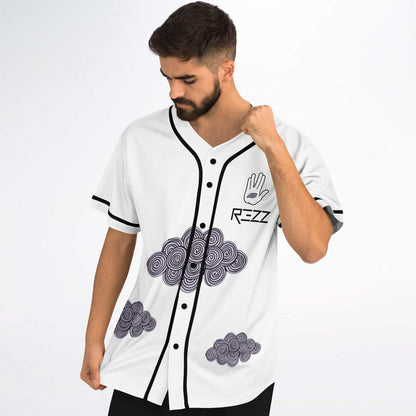 REZZ White Rave Baseball Jersey
