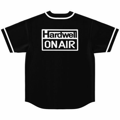 Hardwell Black Minimal Logo Rave Baseball Jersey