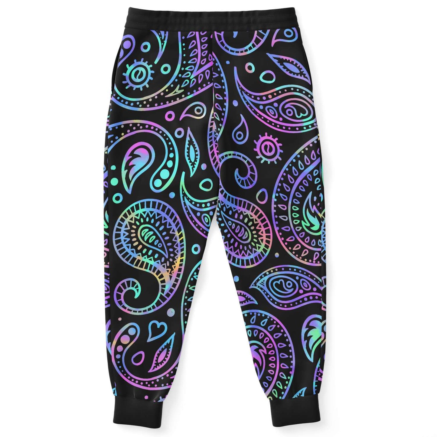 Black Paisley Rave Joggers
