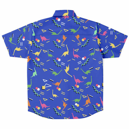 Dino Memphis pattern Buttons up