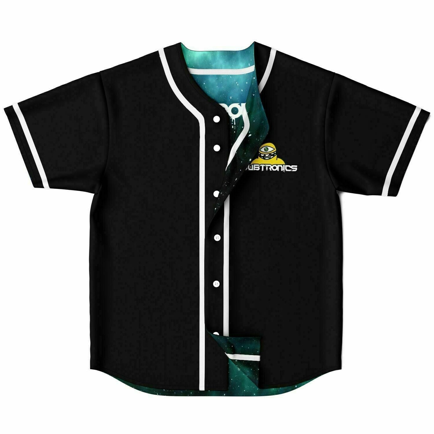 Subtronics Green Galaxy Cyclops Reversible Baseball Jersey