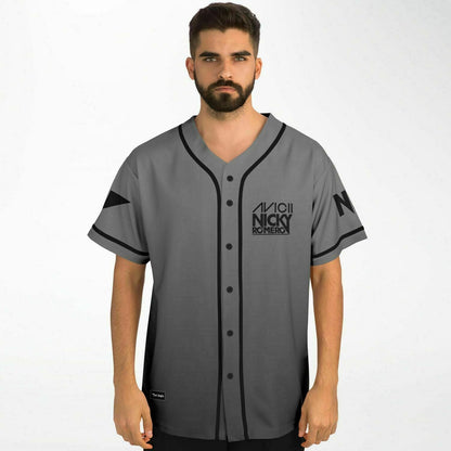 Avicii Grey Artist Wordmarks Rave Baseball Jersey