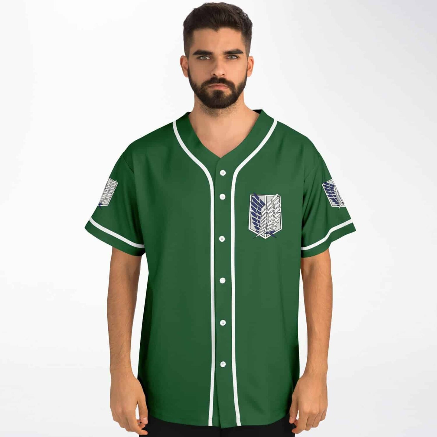 Forest Green Survey Corps Rave Baseball Jersey