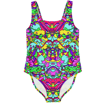 Bright Dense Mirrored Rave Swimsuit