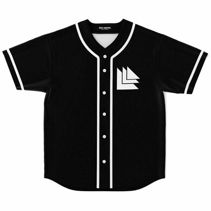 Hardwell Black Minimal Logo Rave Baseball Jersey