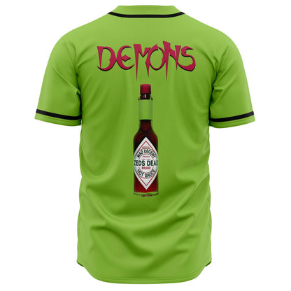 Zeds Dead Lime Green Dragon ‘3D’ Rave Baseball Jersey