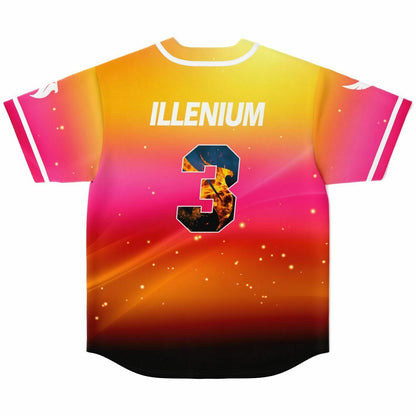 ILLENIUM Sunset Gradient Phoenix Rave Baseball Jersey